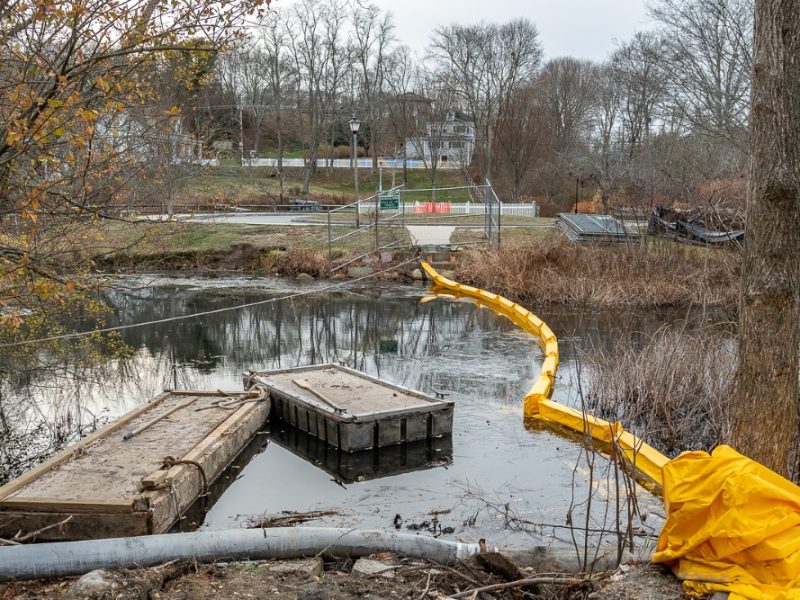 Jenney Pond dredging marks the start of a major restoration effort