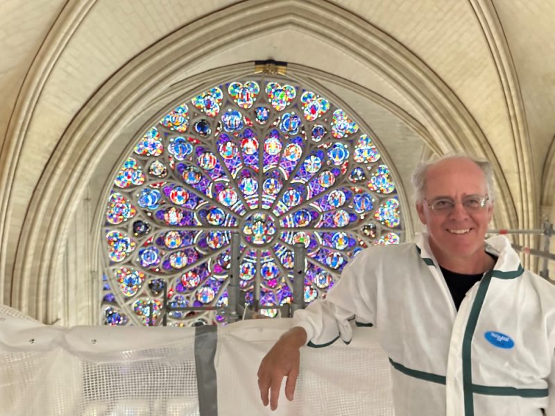 A Plymouthean in Paris: This local craftsman helped restore Notre-Dame to its former glory