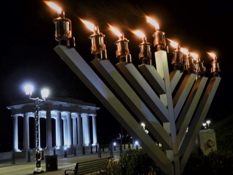 This year’s menorah lighting at Plymouth Rock holds special meaning